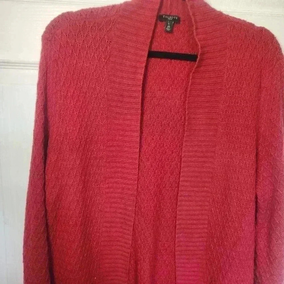 Talbot Woman's Plus  Size Red Cardigan Size 2x - Picture 3 of 9